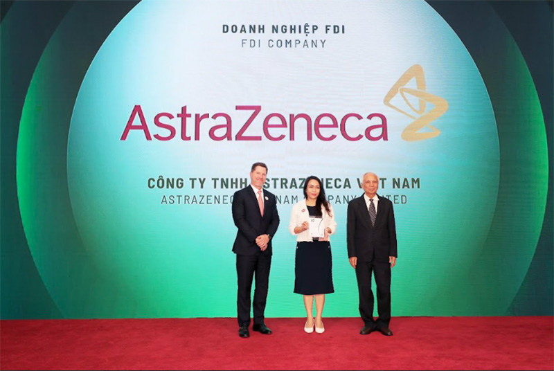 AstraZeneca Việt Nam vinh dự nhận giải thưởng Doanh nghiệp phát triển bền vững tiêu biểu của năm 2024. Ảnh: DN cung cấp