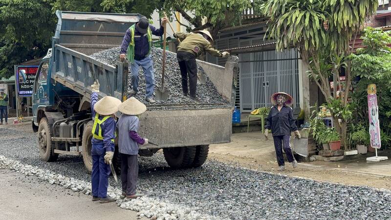 Các đoạn hư hỏng trên Tỉnh lộ 35 được duy tu, sửa chữa hoàn tất trong tháng 8.2024. Ảnh: Công Hòa