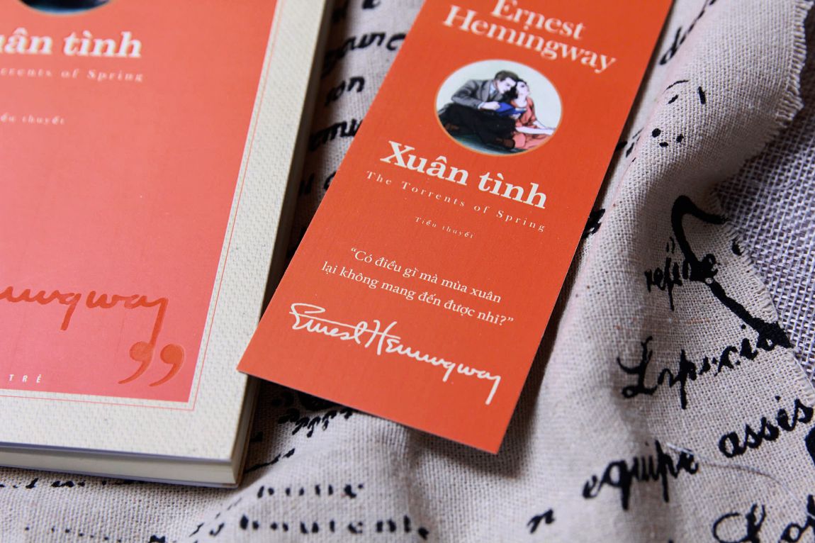 Sách "Xuân tình". Ảnh: Nhà xuất bản cung cấp