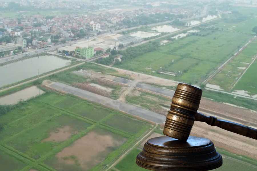 Thông đồng thổi giá đất trong đấu giá đất sẽ bị xử phạt tùy theo mức độ vi phạm. Ảnh: Linh Trang