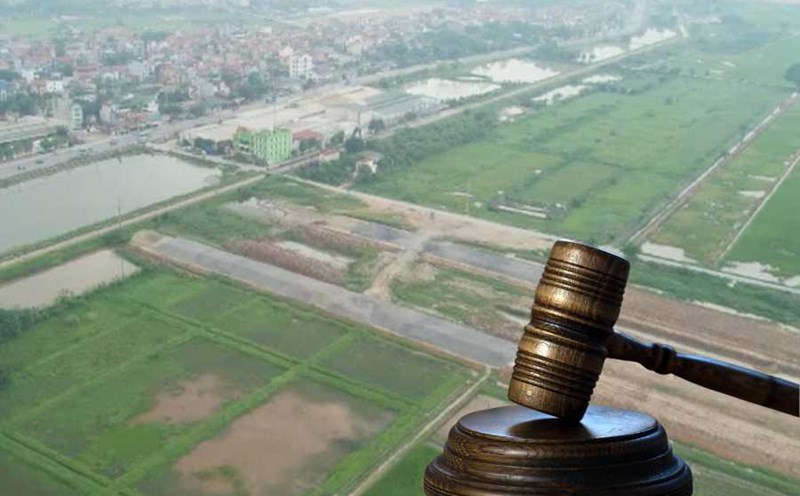 Thông đồng thổi giá đất trong đấu giá đất sẽ bị xử phạt tùy theo mức độ vi phạm. Ảnh: Linh Trang