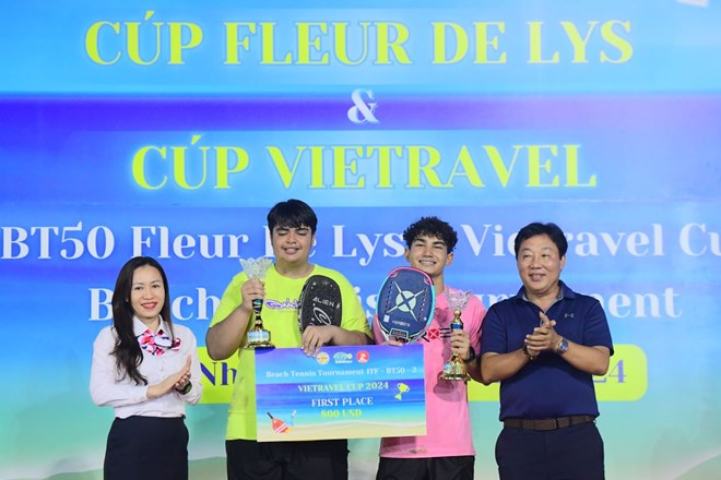 Dấu ấn từ Giải quần vợt bãi biển quốc tế tại Quy Nhơn