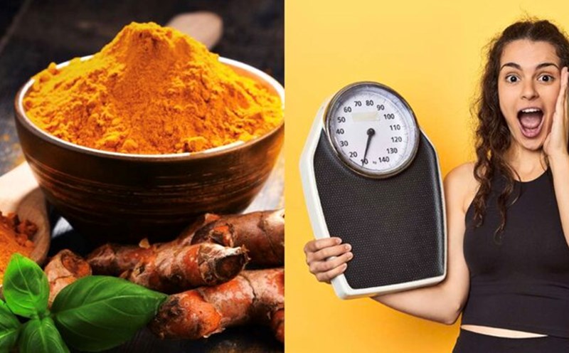 Cách làm đồ uống giảm cân từ nghệ. Ảnh: Theo Healthshots.