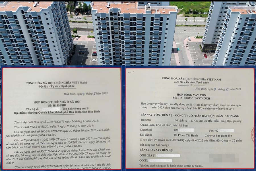 Sao Vàng và những bản hợp đồng vay vốn khách hàng kì lạ