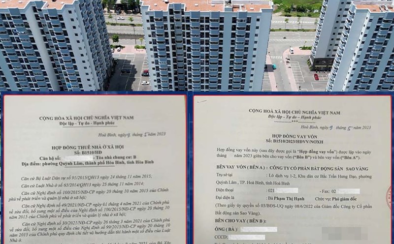 Sao Vàng và những bản hợp đồng vay vốn khách hàng kì lạ