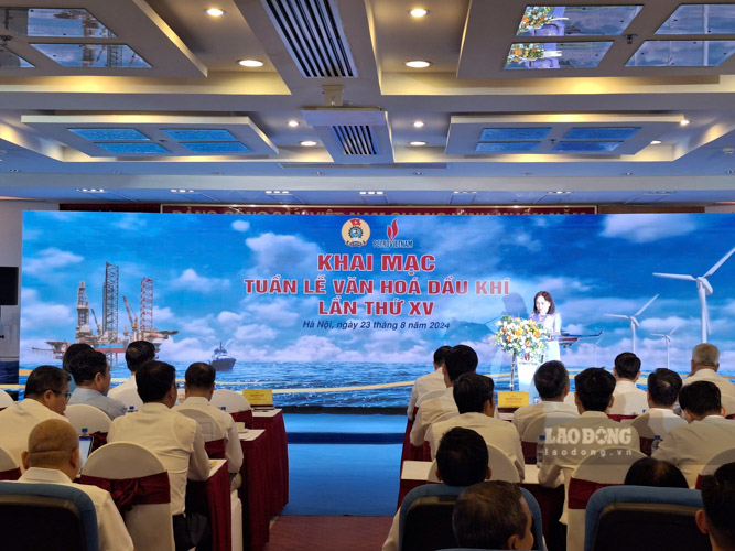  Khai mạc Tuần lễ Văn hóa Dầu khí năm 2024. Ảnh: Đền Phú
