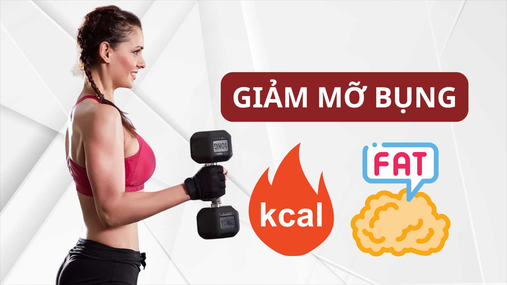 3 bài tập tạ tay để giảm mỡ bụng nhanh nhất.