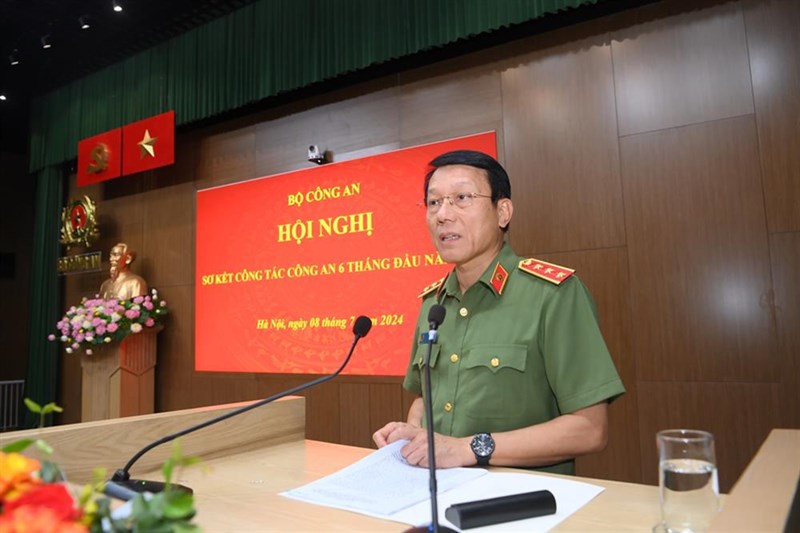 Trước chiến công xuất sắc của Công an tỉnh Hưng Yên, Bộ trưởng Lương Tam Quang đã có Thư khen. Ảnh: Bộ Công an