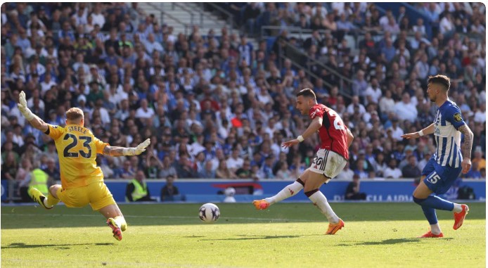 Trận Brighton vs Man United sẽ diễn ra lúc 18h30 ngày 24.8. Mùa trước, Quỷ đỏ đã thắng 2-0 tại sân khách. Ảnh: Man United