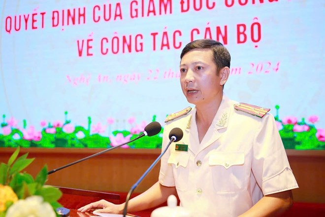 Điều động, bổ nhiệm 3 sĩ quan công an cấp tá giữ các chức vụ