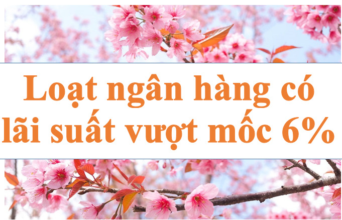 Loạt ngân hàng có lãi suất vượt mốc 6%. Ảnh minh họa: Hà Vy