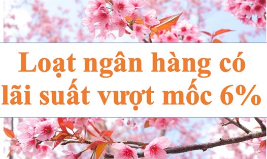 Loạt ngân hàng có lãi suất vượt mốc 6%. Ảnh minh họa: Hà Vy