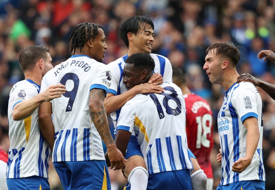 Brighton tiếp tục là khắc tinh của Man United. Ảnh: Brighton