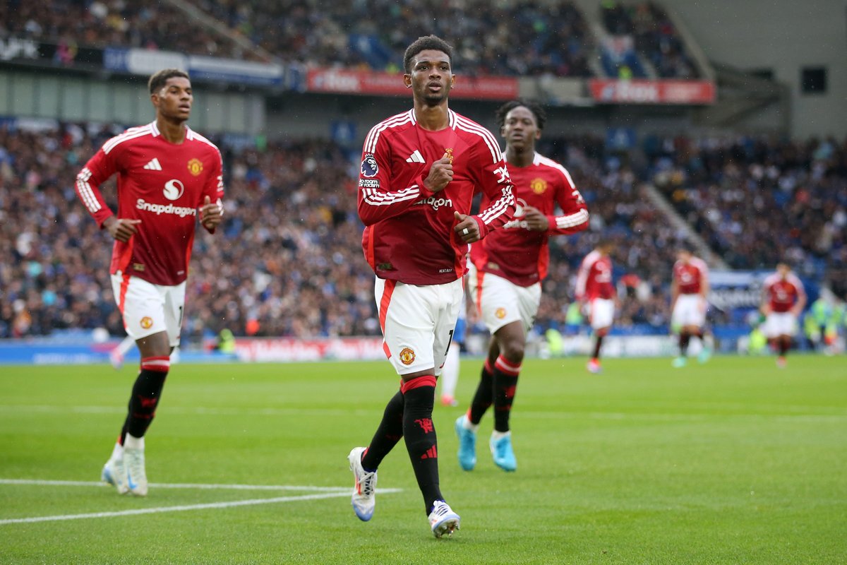 Amad Diallo gỡ hòa cho Man United. Ảnh: Man United