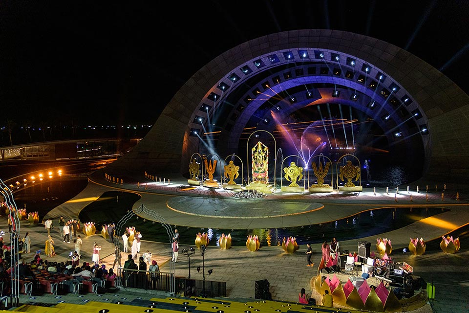 An Indian couple chose Phu Quoc as the place to hold a super wedding with 350 high-class guests in January 2024. Photo: Tra My