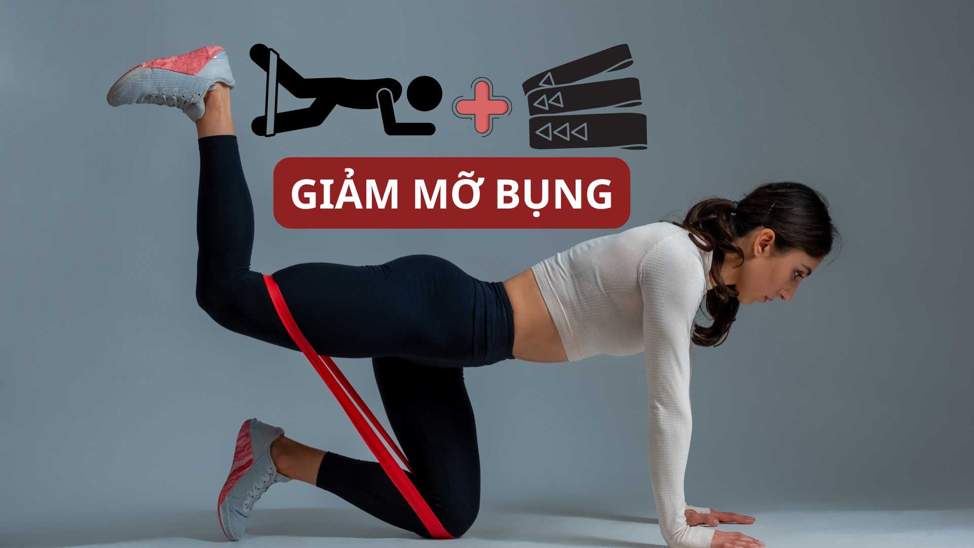 Plank với dây kháng lực giảm mỡ bụng bất ngờ.