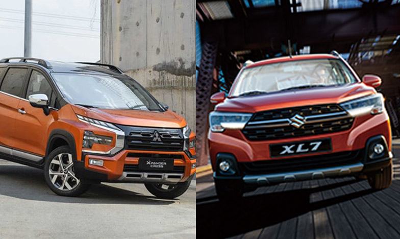 Suzuki XL7 Hybrid và Mitsubishi Xpander là những mẫu xe đáng mua trong tầm giá 600 triệu đồng. Ảnh: Mitsubishi/Suzuki