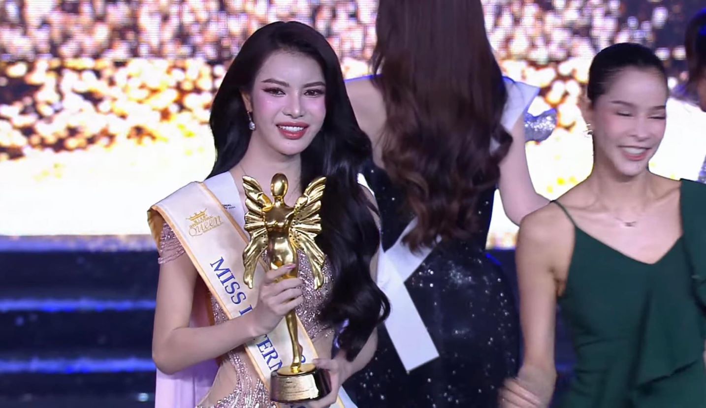 Nguyen Tuong San was crowned 2nd runner-up Miss International Queen 2024. Photo: Cut from video