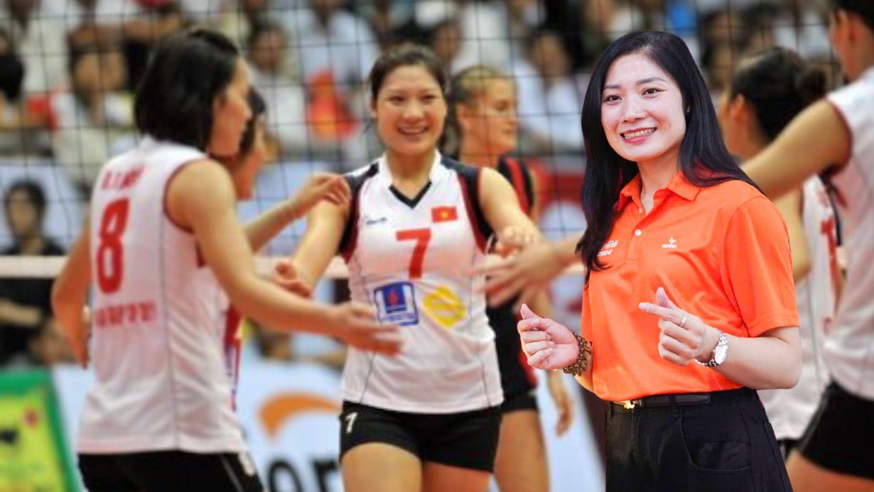 Cựu tuyển thủ Phạm Thị Yến bồi hồi nhớ về kì VTV Cup 2013 diễn ra tại Ninh Bình. Ảnh: VTV/BCVN