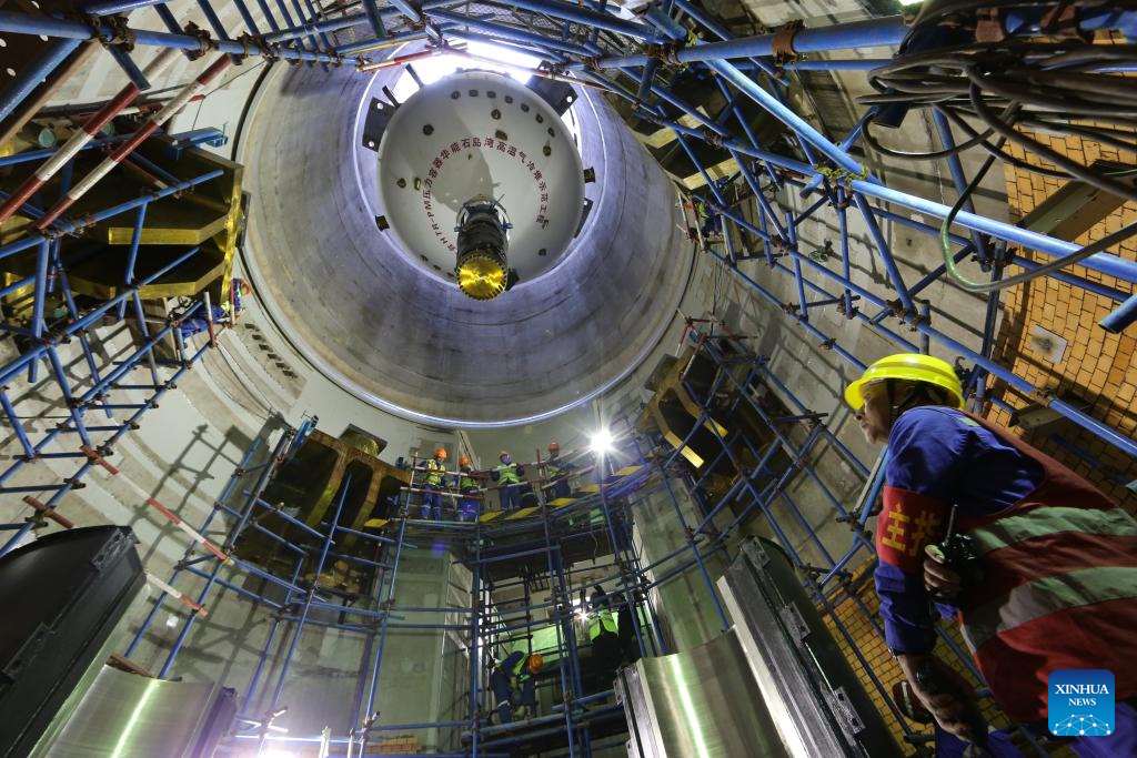 Reactor of the world's first 4th generation nuclear power plant named Shidaowan in China. Photo: Xinhua