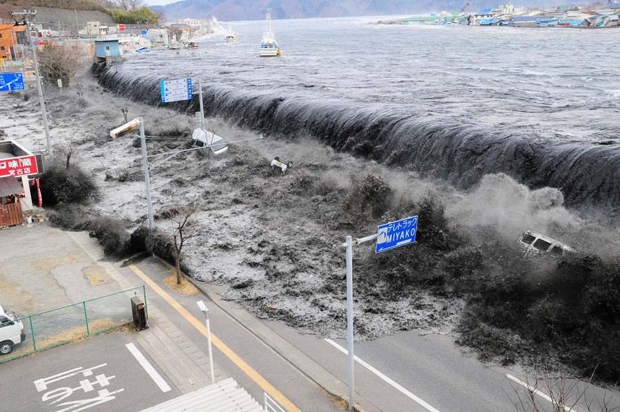 The strongest earthquake and tsunami in history caused fear for Japan in 2011. Photo: AFP