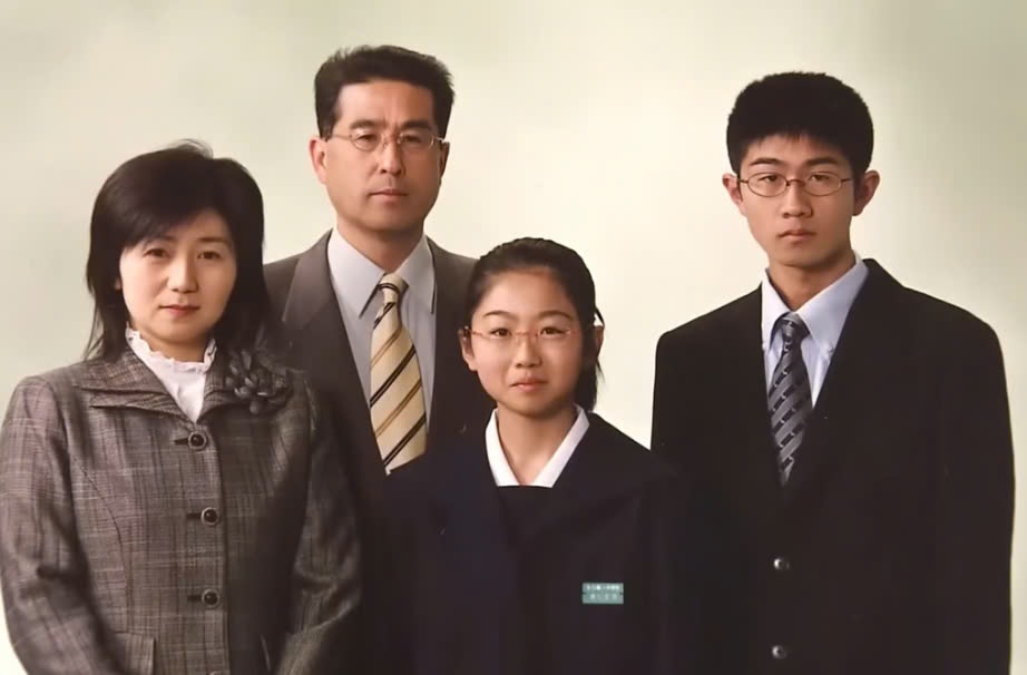 Mr. Takamatsu's family and his two children. Photo: Handout/SCMP