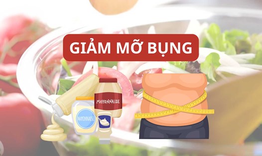 Một số thực phẩm làm cản trở việc giảm mỡ bụng. Đồ hoạ: Trần Hương