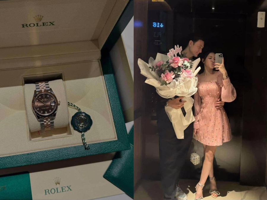 Dang Van Lam gave his wife an expensive gift. Photo: FBNV