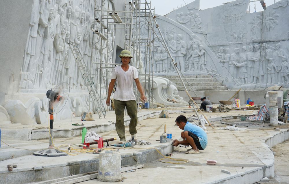 By August 2022, the Memorial Area will begin construction, the project will be implemented on a scale of more than 40,000 m2, invested by Sam Son City People's Committee. Photo: Quach Du