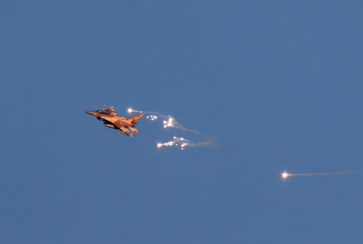 Israeli aircraft intercepted hostile aircraft launched from Lebanon. Photo: AFP