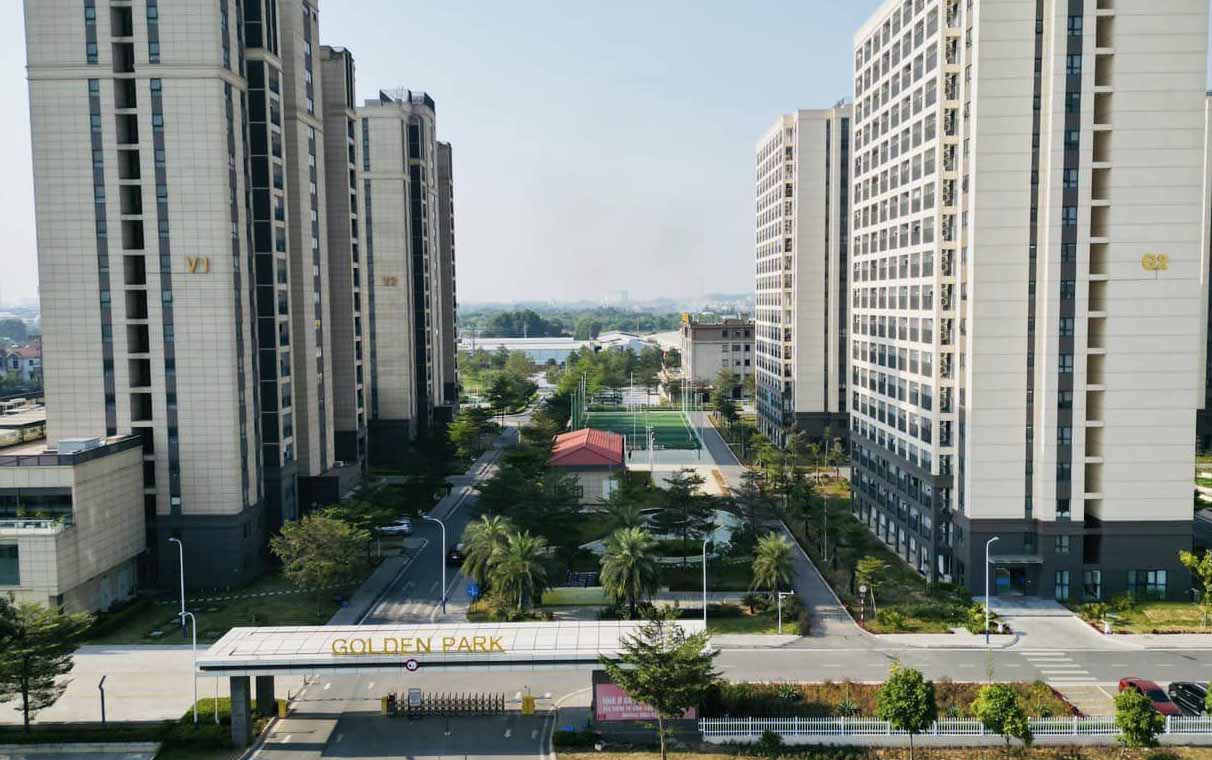 Dự án nhà ở xã hội Golden Park (Thị xã Quế Võ, Bắc Ninh). Ảnh: Chụp màn hình