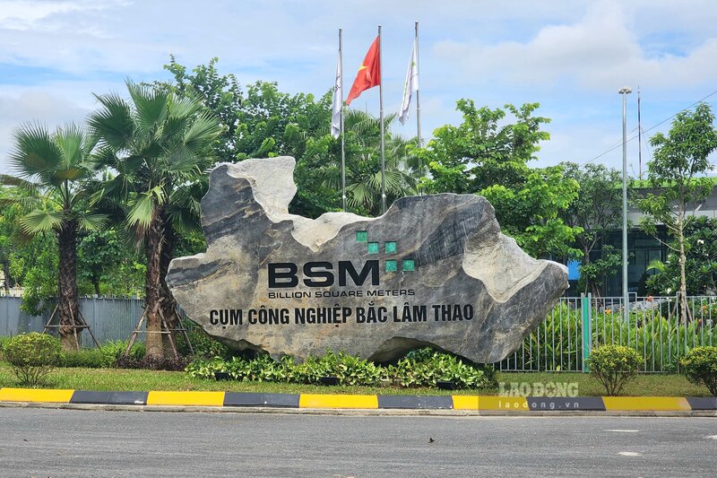 Bac Lam Thao industrial cluster was approved to be established in 2016. Photo: To Cong.