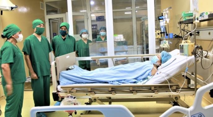 Tình hình sức khỏe của 2 bệnh nhân được ghép thận từ người cho chết não. Ảnh: BVCC