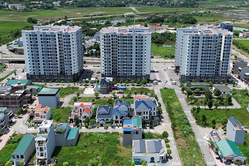 Sao Vang Tower project in Hoa Binh province. Photo: PV Group