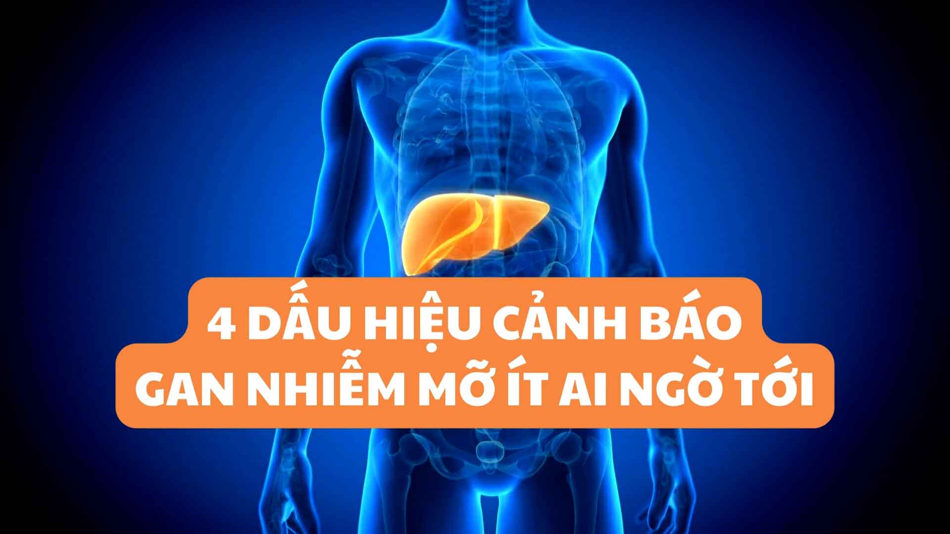 4 dấu hiệu cảnh báo gan nhiễm mỡ ít ai ngờ tới