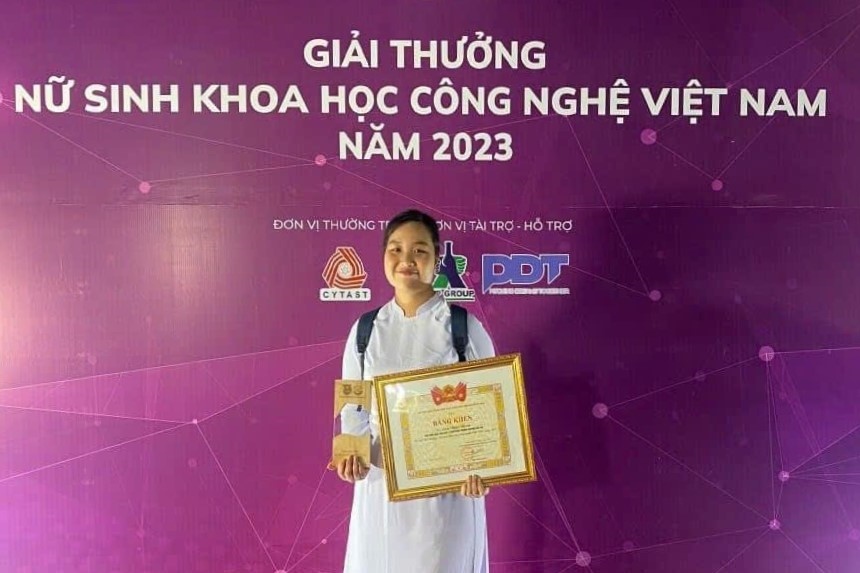 Ngọc Ngân từng đoạt. Ảnh: NVCC