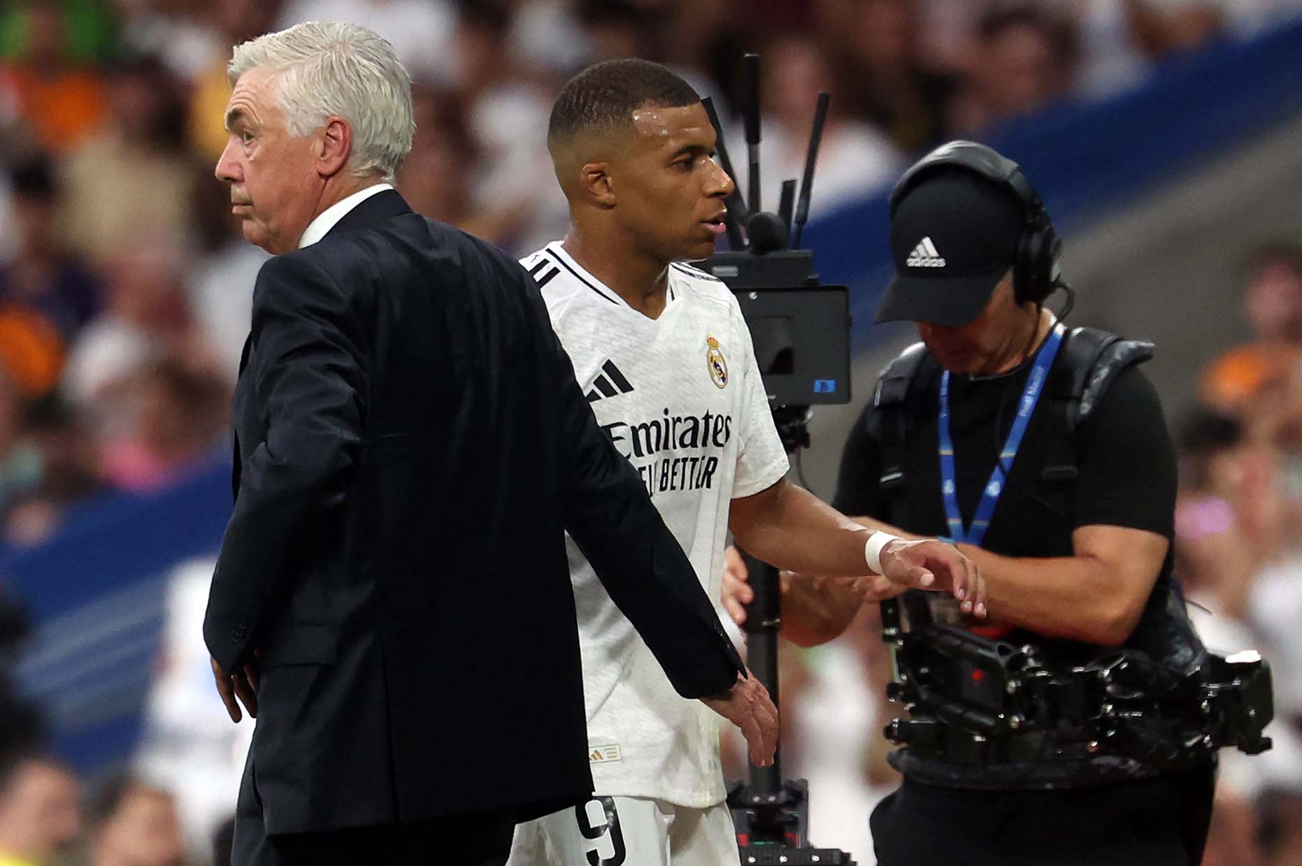 Ancelotti will continue to create many opportunities for Mbappe in the following rounds. Photo: AFP