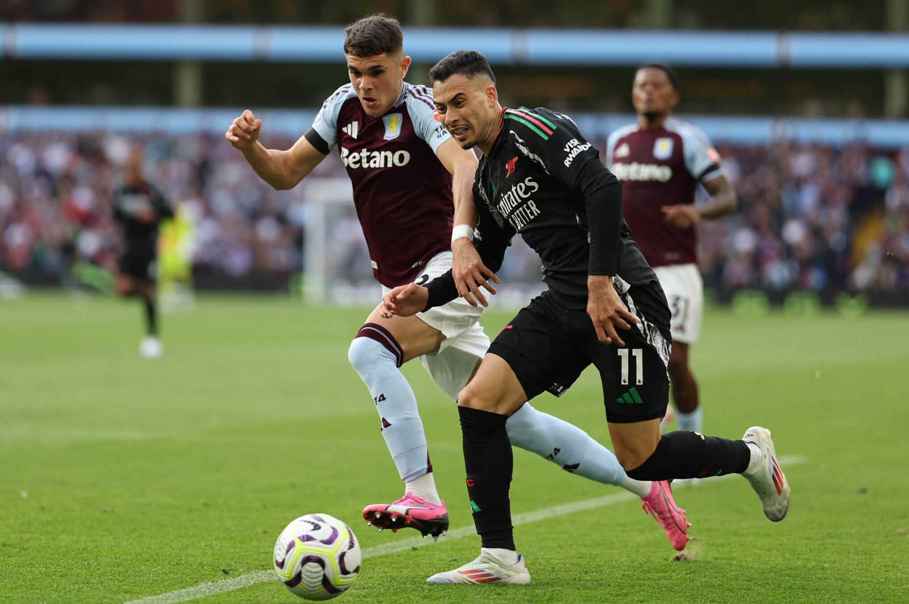 Gabriel Martinelli's match was not as expected. Photo: AFP