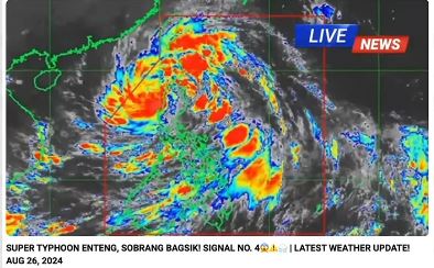 Siêu bão gần Biển Đông là tin giả lan truyền trên mạng xã hội. Ảnh chụp màn hình Rappler