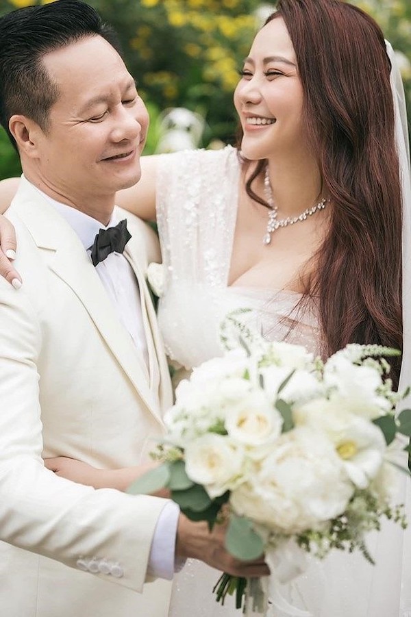 Tycoon Duc An and Phan Nhu Thao got married in 2015. Photo: FBNV