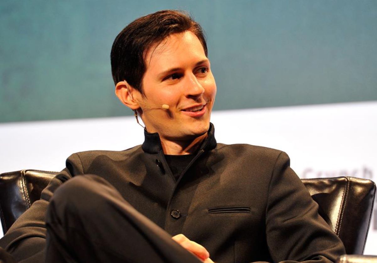 CEO Telegram Pavel Durov trong một sự kiện năm 2015. Ảnh: AFP