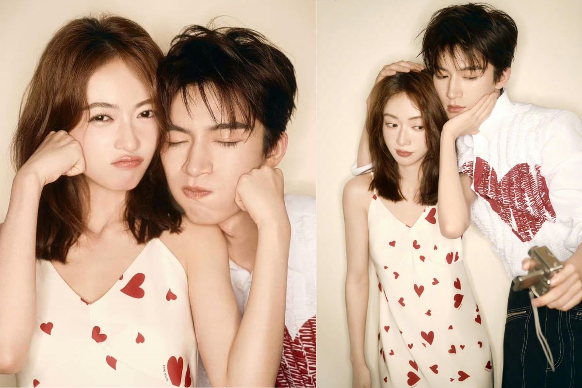 Ngô Cẩn Ngôn và Vương Tinh Việt tái hợp. Ảnh: Weibo