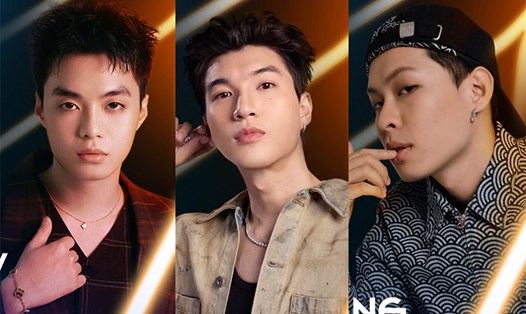 3 rapper đang được chú ý ở Anh trai say hi là Negav, HIEUTHUHAi và Hurrykng. Ảnh: Nhà sản xuất