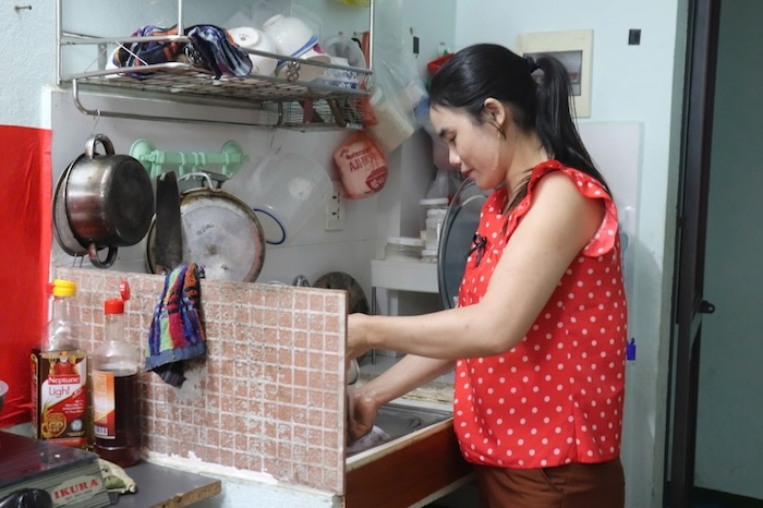 Công nhân ở Đà Nẵng với nỗi lo mỗi mùa tựu trường. Ảnh: Nguyễn Linh