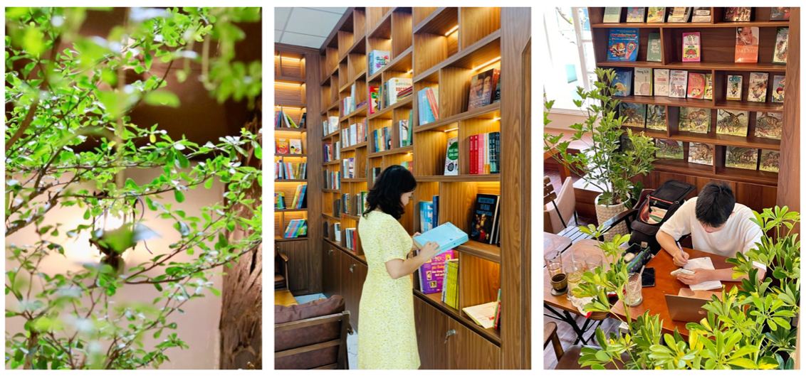 The Wiselands community library and book cafe space. Photo: Organizing Committee