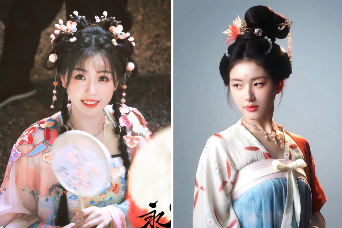 Ngu Thư Hân và Triệu Lộ Tư. Ảnh: Weibo