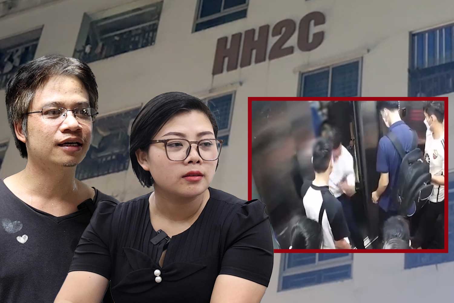 Sự cố thang máy Chung cư HH2C Linh Đàm