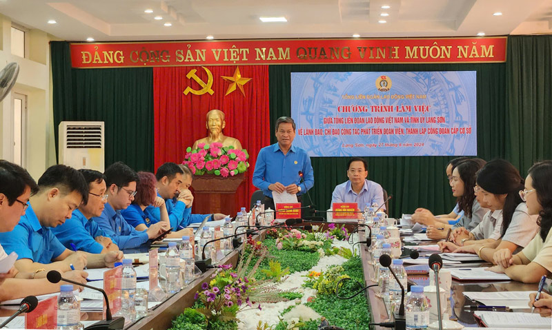 Lạng Sơn tập trung nguồn lực, thu hút phát triển đoàn viên. Ảnh: Tân Văn.