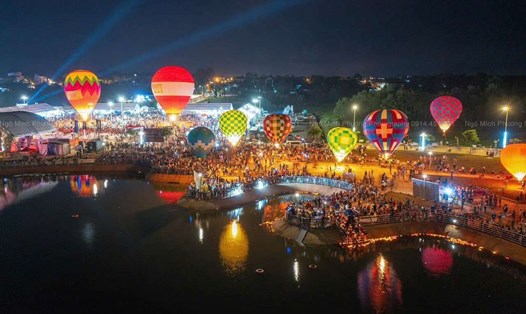 Sự kiện Lễ hội Sầu riêng năm lần thứ nhất. Ảnh: Ngô Minh Phương