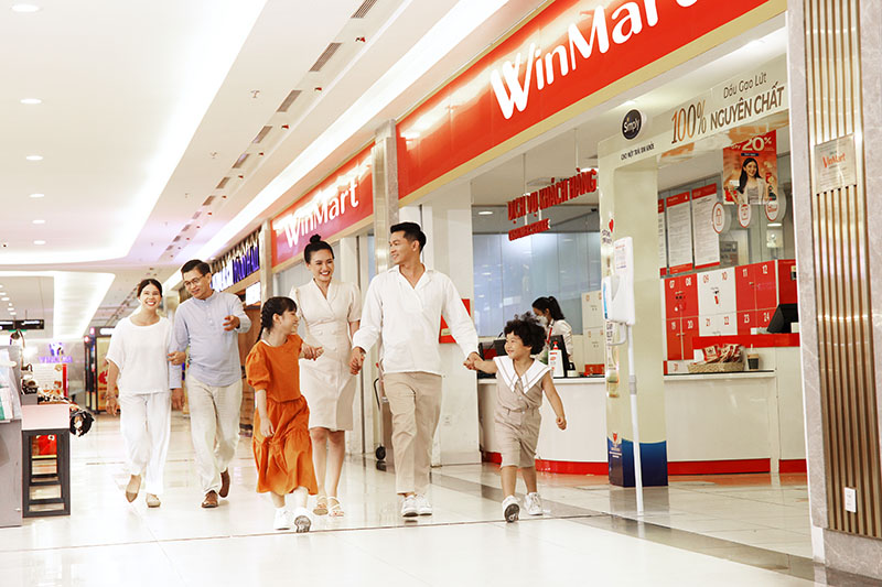 WCM hiện sở hữu gần 3.700 siêu thị WinMart, cửa hàng WinMart+, WiN trên toàn quốc. Ảnh: WinCommerce